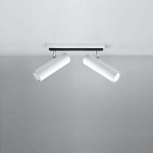 Biała lampa sufitowa 6x30 cm Mira – Nice Lamps obraz