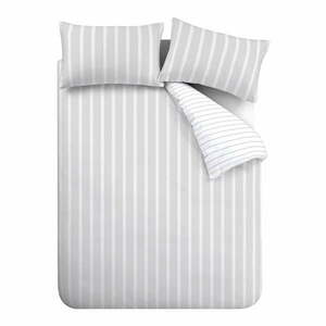 Szara bawełniana pościel dwuosobowa 200x200 cm Ashford Stripe – Bianca obraz