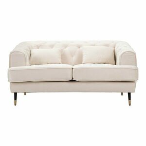 Kremowa sofa 146 cm Praga – Mauro Ferretti obraz