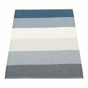 Niebiesko-kremowy dywan odpowiedni na zewnątrz 70x100 cm Molly Ocean Grey – Pappelina obraz