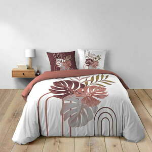 Biało-różowa bawełniana pościel dwuosobowa 240x220 cm Astria – douceur d'intérieur obraz
