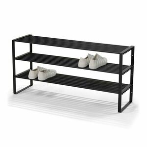 Czarny metalowy regał na buty Rex – Spinder Design obraz