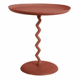 Metalowy okrągły stolik ø 40 cm Zig Zag – Leitmotiv obraz
