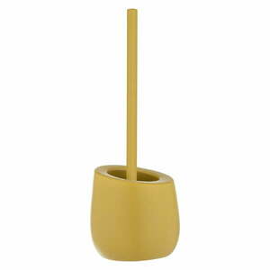 Żółta ceramiczna szczotka do WC Badi – Wenko obraz