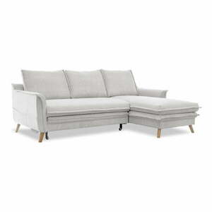 Beżowy rozkładany narożnik (prawostronny) Charming Charlie – Miuform obraz