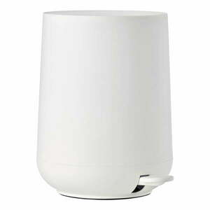 Biały plastikowy kosz na śmieci 3 l Nova – Zone obraz