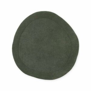 Ciemnozielony okrągły dywan z mieszanki wełny tkany ręcznie ø 160 cm Kari Organic – Villeroy&Boch obraz