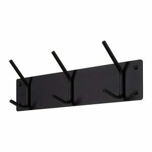 Czarny metalowy wieszak ścienny 40 cm Fusion – Spinder Design obraz