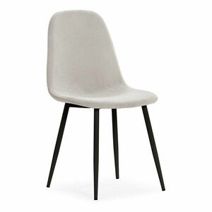 Kremowe tapicerowane krzesła zestaw 4 szt. Minka – Marckeric obraz