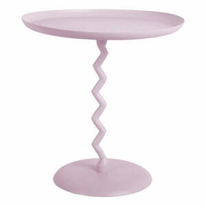 Metalowy okrągły stolik ø 40 cm Zig Zag – Leitmotiv obraz