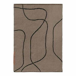 Brązowy bawełniany dywan odpowiedni do prania 100x140 cm Shadow – Mette Ditmer Denmark obraz