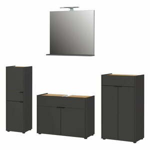 Antracytowy zestaw łazienkowy Forano – Germania obraz