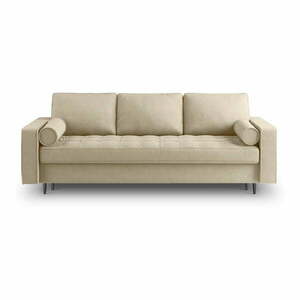 Beżowa rozkładana sofa Milo Casa Santo obraz