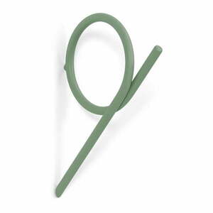 Szarozielony ścienny stalowy haczyk Tuba M – Spinder Design obraz