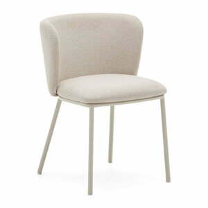 Beżowy tapicerowany fotel jadalniany Ciselia – Kave Home obraz