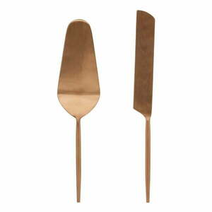 Zestaw noża i łopatki do ciast ze stali nierdzewnej 2 szt. Kelda – Kave Home obraz