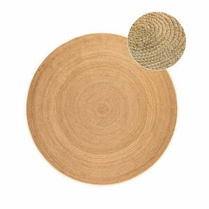Okrągły dywan z juty dwustronny w naturalnym kolorze ø 100 cm Braided – Hanse Home obraz