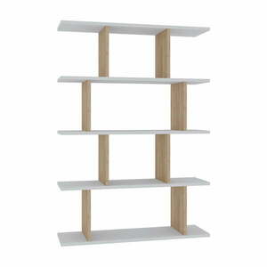 Biały regał 90x127 cm Harmon – Kalune Design obraz