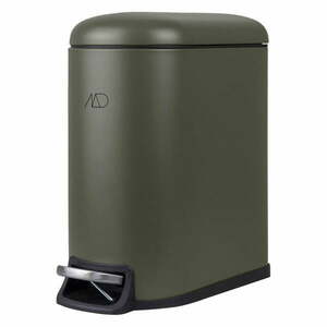 Ciemnozielony metalowy kosz na śmieci z pedałem 5 l Mini Walther – Mette Ditmer Denmark obraz