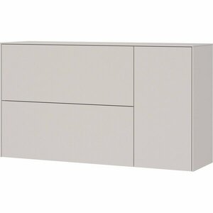 Kremowa wisząca szafka na buty 137x78x41 cm – Germania obraz