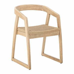 Krzesło z litego drewna kauczukowego w naturalnym kolorze Serrone – Bloomingville obraz