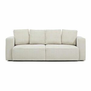 Beżowa rozkładana sofa z tkaniny szenilowej 236 cm Marela – Kave Home obraz