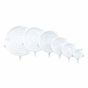 Silikonowe uniwersalne osłonki na żywność zestaw – Maximex obraz