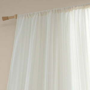 Biała bawełniana firanka 140x122 cm Zofia Broderie Anglaise – Pineapple Elephant obraz