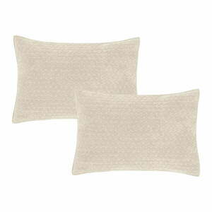 Poszewki na poduszki zestaw 2 szt. 50x75 cm Attica Velvet Embroidered – Bianca obraz
