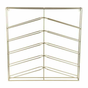 Wiszący metalowy regał na wino w kolorze złota liczba butelek 10 67x66x7, 5 cm Cuadro – PT LIVING obraz