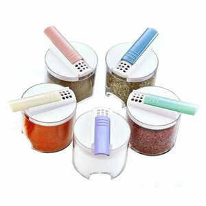 Zestaw pojemników na przyprawy 5 szt. – Hermia obraz