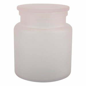 Jasnoróżowy szklany organizer łazienkowy na waciki Yoko – Spirella obraz