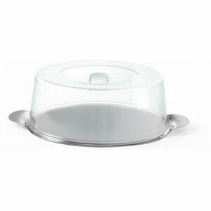 Nierdzewny pojemnik na tort z przykrywką Hendi, ø 30 cm obraz