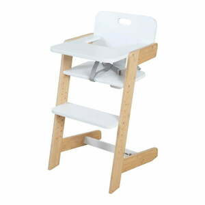 Białe krzesełko do karmienia Nature UP – Roba obraz