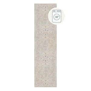 Kremowy chodnik odpowiedni do prania 60x230 cm Teo Traditional – Flair Rugs obraz