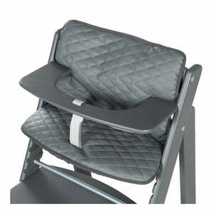 Szara wkładka do krzesełka do karmienia Luxe – Roba obraz