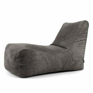 Ciemnoszary sztruksowy worek do siedzenia Lounge – SLOWDOWN obraz