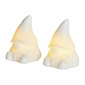 Białe dekoracje świetlne zestaw 2 szt. na baterie Coco – Sirius obraz