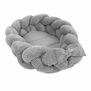 Szary kokon dla niemowląt 47x70 cm – Meowbaby obraz