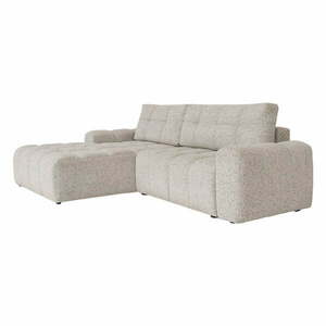 Beżowy rozkładany narożnik modułowy ze schowkiem (lewostronny) Lulu – Miuform obraz