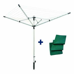 Ogrodowa suszarka na pranie w kolorze srebra 50 m LinoLift 500 – LEIFHEIT obraz