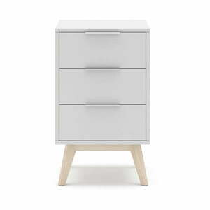 Biała szafka nocna Campus – Marckeric obraz