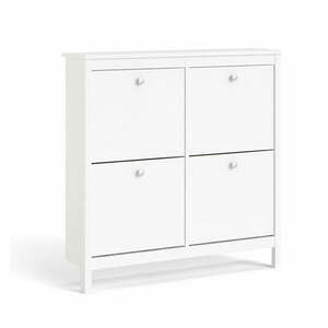 Biała uchylna szafka na buty Madrid – Tvilum obraz