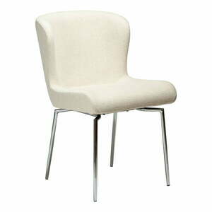 Kremowe tapicerowane krzesło Glam – DAN-FORM Denmark obraz