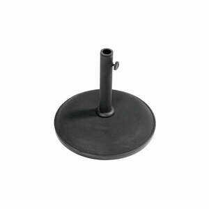 Czarna podstawka na parasol ogrodowy Bonami Essentials Sun, ø 50 cm obraz