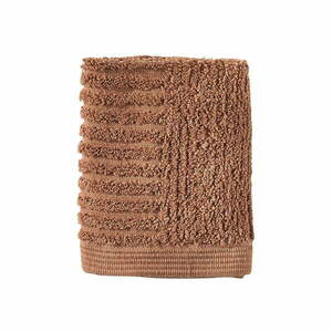 Bawełniany ręcznik frotte w kolorze terakoty 30x30 cm Classic – Zone obraz