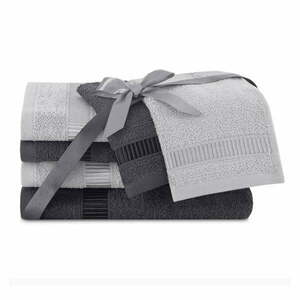 Szare bawełniane ręczniki zestaw 6 szt. frotte Avium – Restilo obraz