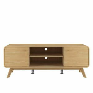 Szafka pod TV w dekorze dębu w naturalnym kolorze 140x53 cm Cassie – Støraa obraz