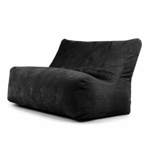 Czarny sztruksowy worek do siedzenia Sofa Seat Lounge – SLOWDOWN obraz