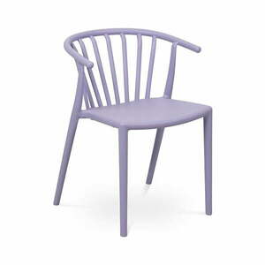Lawendowe plastikowe krzesło ogrodowe Capri – Bonami Essentials obraz